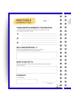 Blue & Pink Gradient Task Planner | Productive Planner
