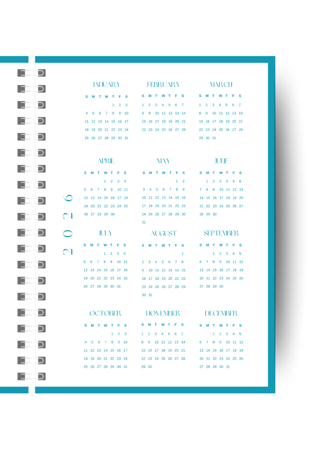Cute Feeling Happy Planner | Daily Diary