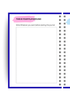 Sky Blue Mountains | Deep thinking Daily Planner